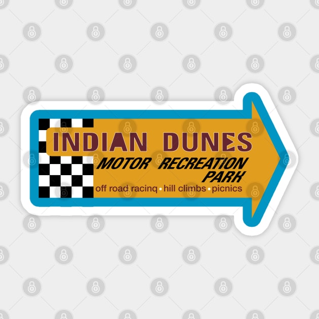 Indian Dunes Sticker by DesignWise